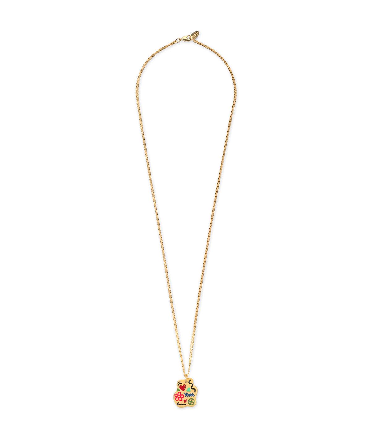 논논(NONENON) DOODLE NEC SILVER925(18K GOLD PLATED)