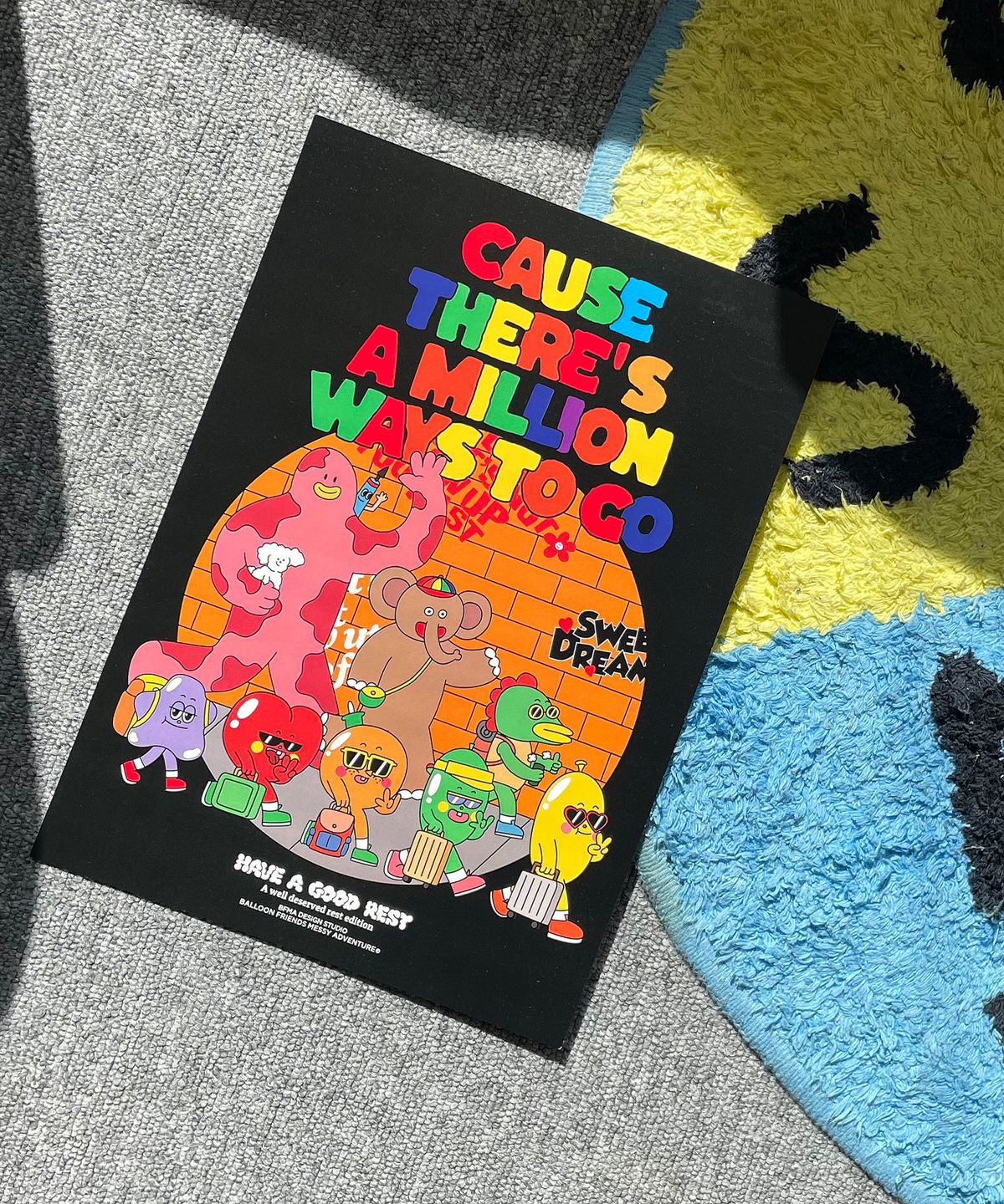 벌룬프렌즈(BALLOON FRIENDS) GR 웨이투고 컬러 A3 A4
