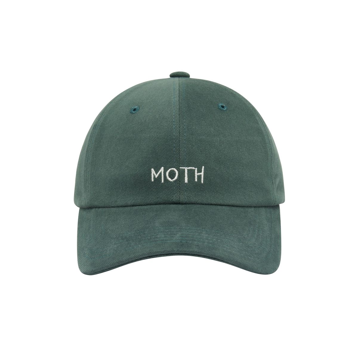 모스(MOTH) 솔리드 로고 볼캡_카키