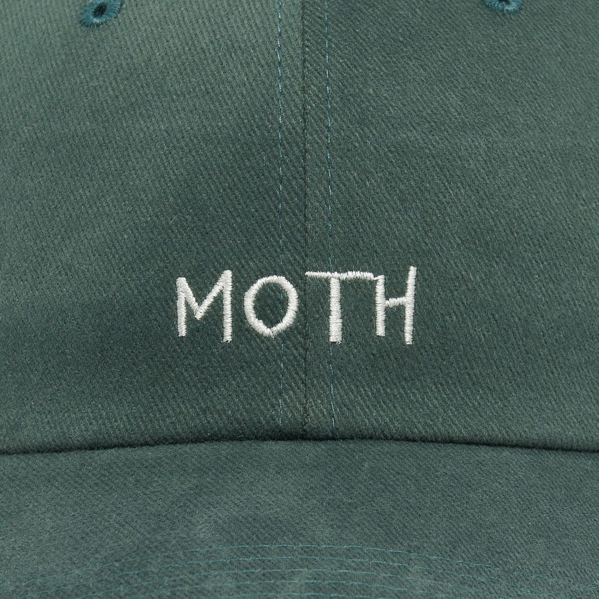 모스(MOTH) 솔리드 로고 볼캡_카키
