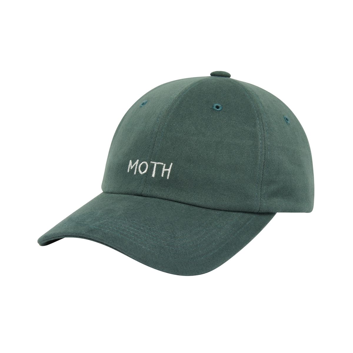 모스(MOTH) 솔리드 로고 볼캡_카키