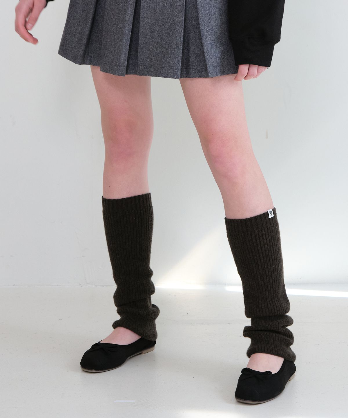 로씨로씨(ROCCI ROCCI) Knit Leg Warmer [KHAKI]
