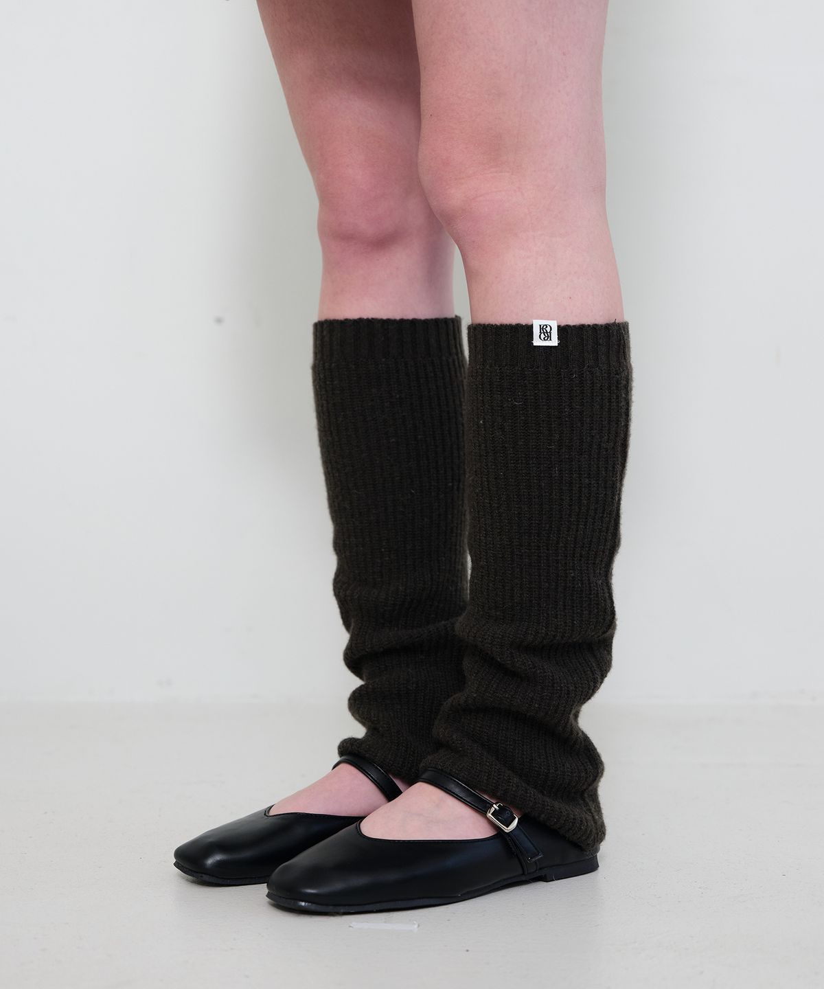 로씨로씨(ROCCI ROCCI) Knit Leg Warmer [KHAKI]