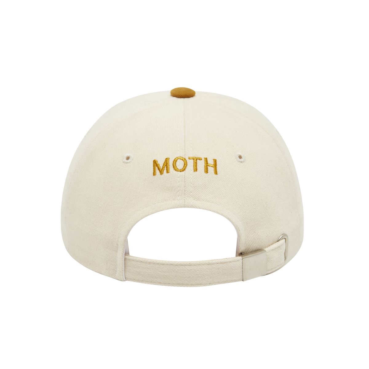 모스(MOTH) 투톤 로고볼캡_옐로