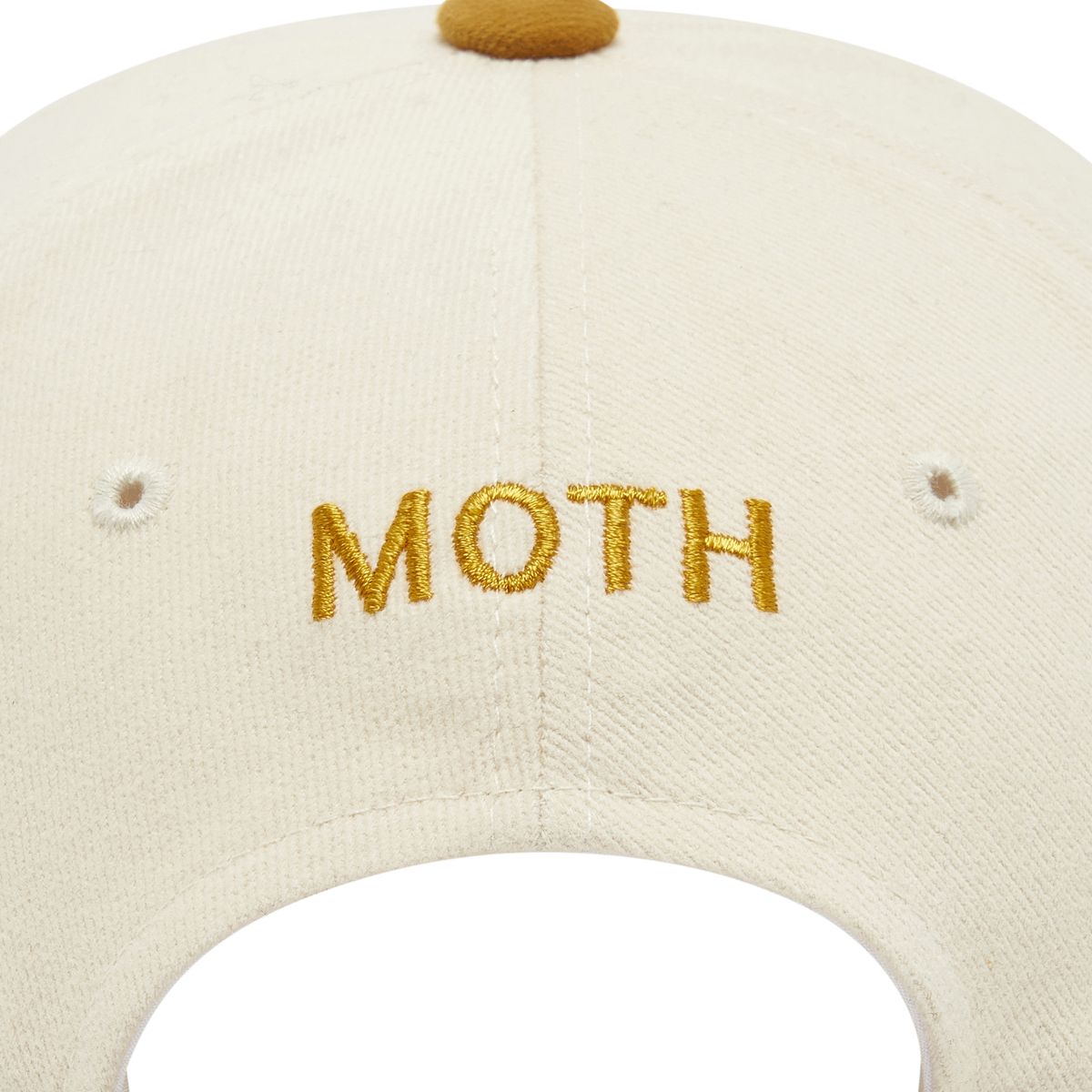 모스(MOTH) 투톤 로고볼캡_옐로