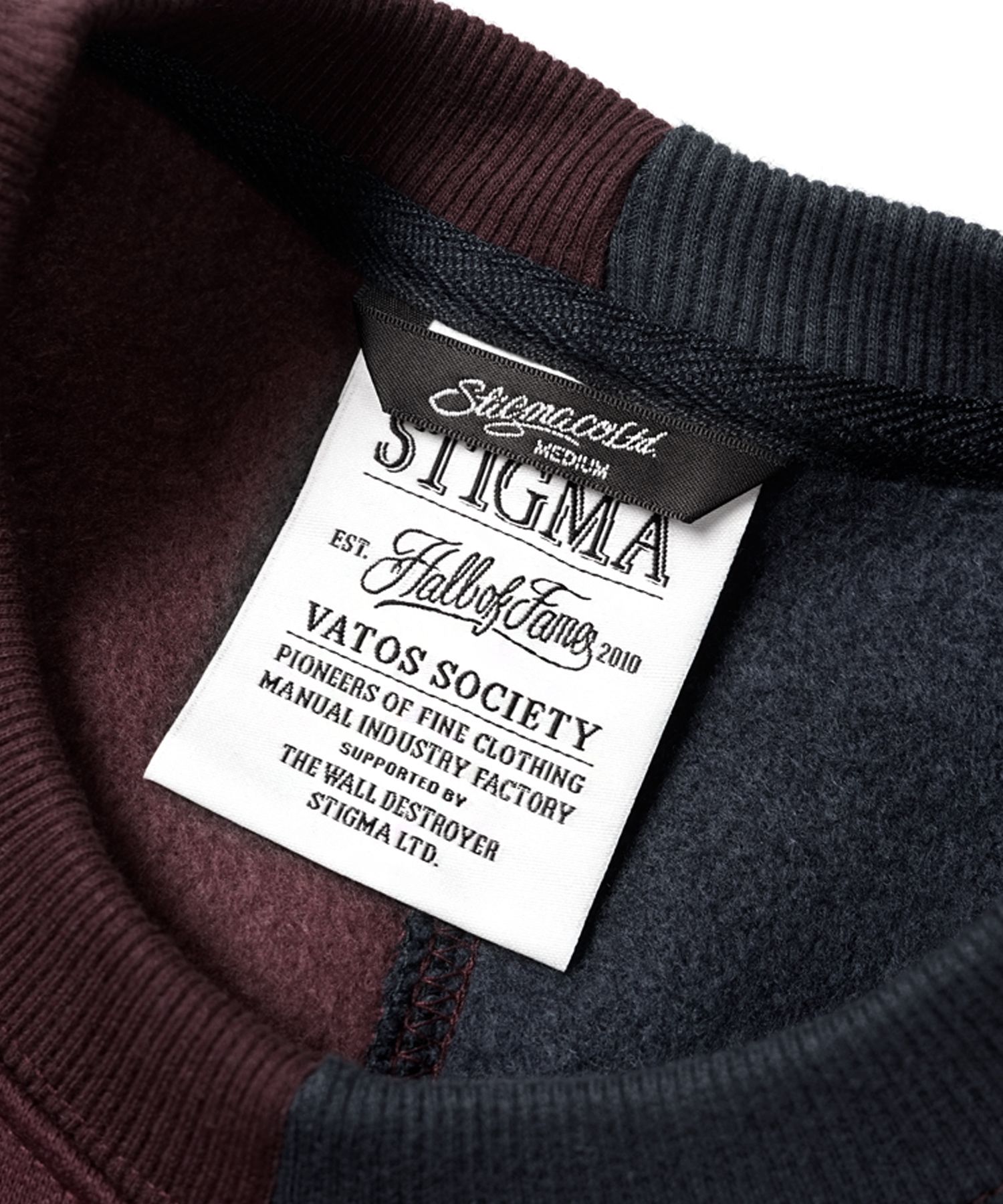 [ STIGMA ]★ 22 HALF COLOR OVERSIZED HEAVY SWEAT CREWNECK MUSINSA | STIGMA 22 HALF COLOR OVERSIZED HEAVY SWEAT