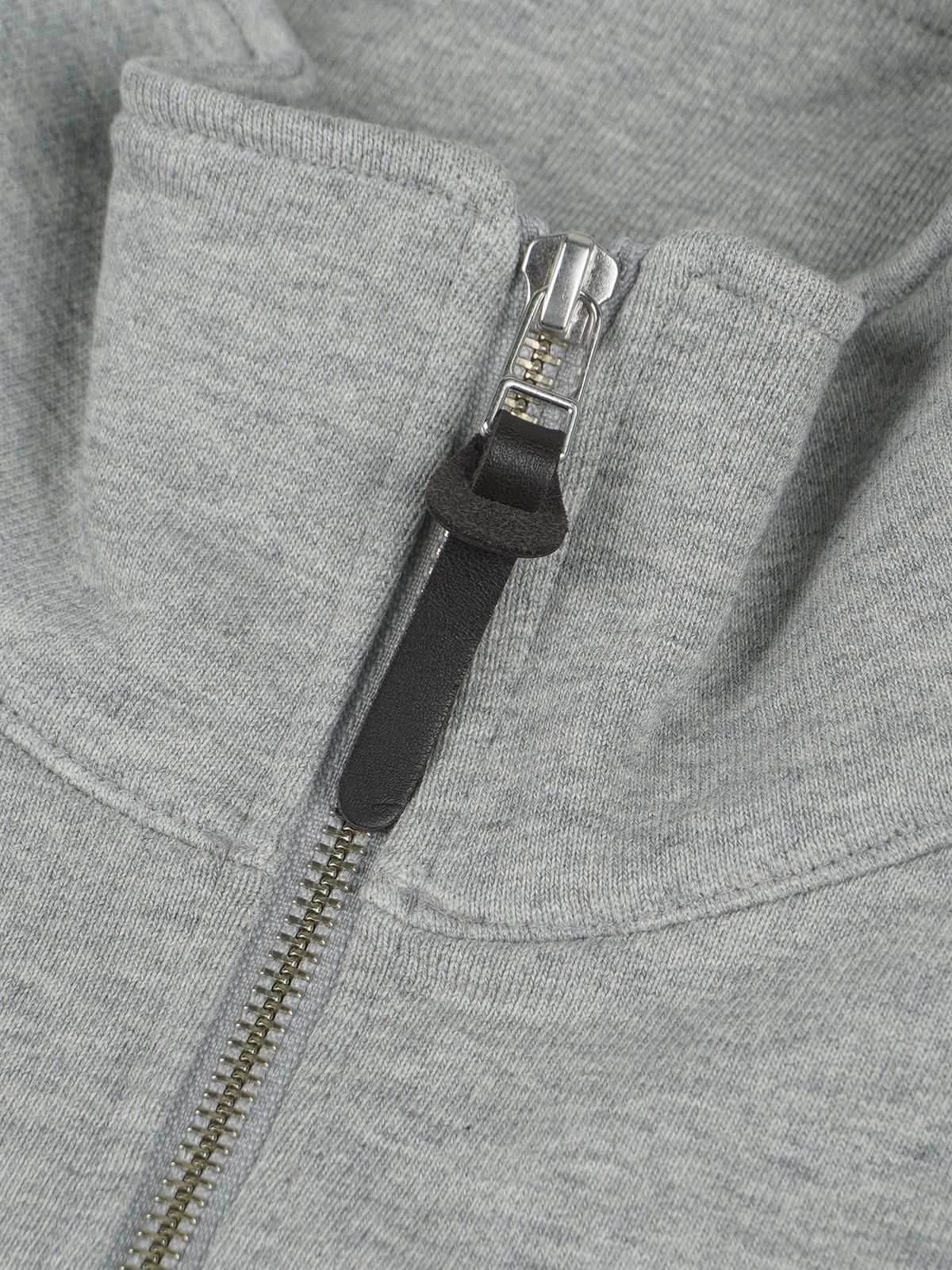 네네츠 어센틱(NENETS AUTHENTIC) N LOGO HALF ZIP-UP SWEATSHIRTS GREY