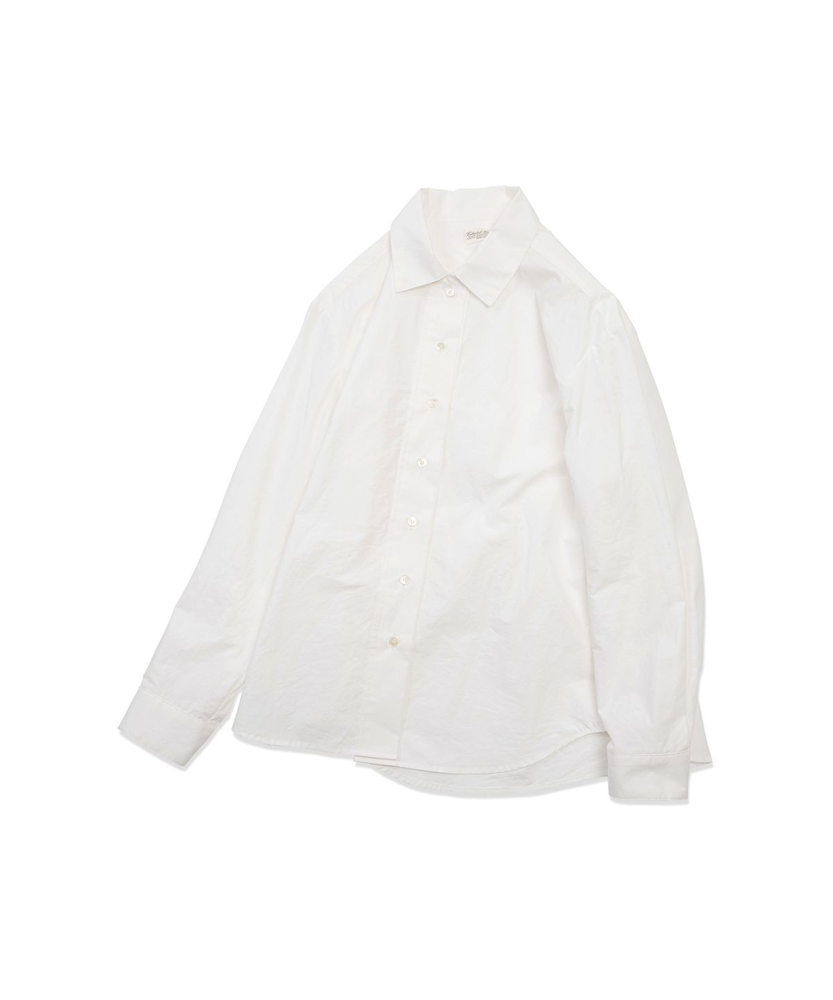 코튼벨(COTTON BELL) 와이드 플래킷 셔츠 - Off White