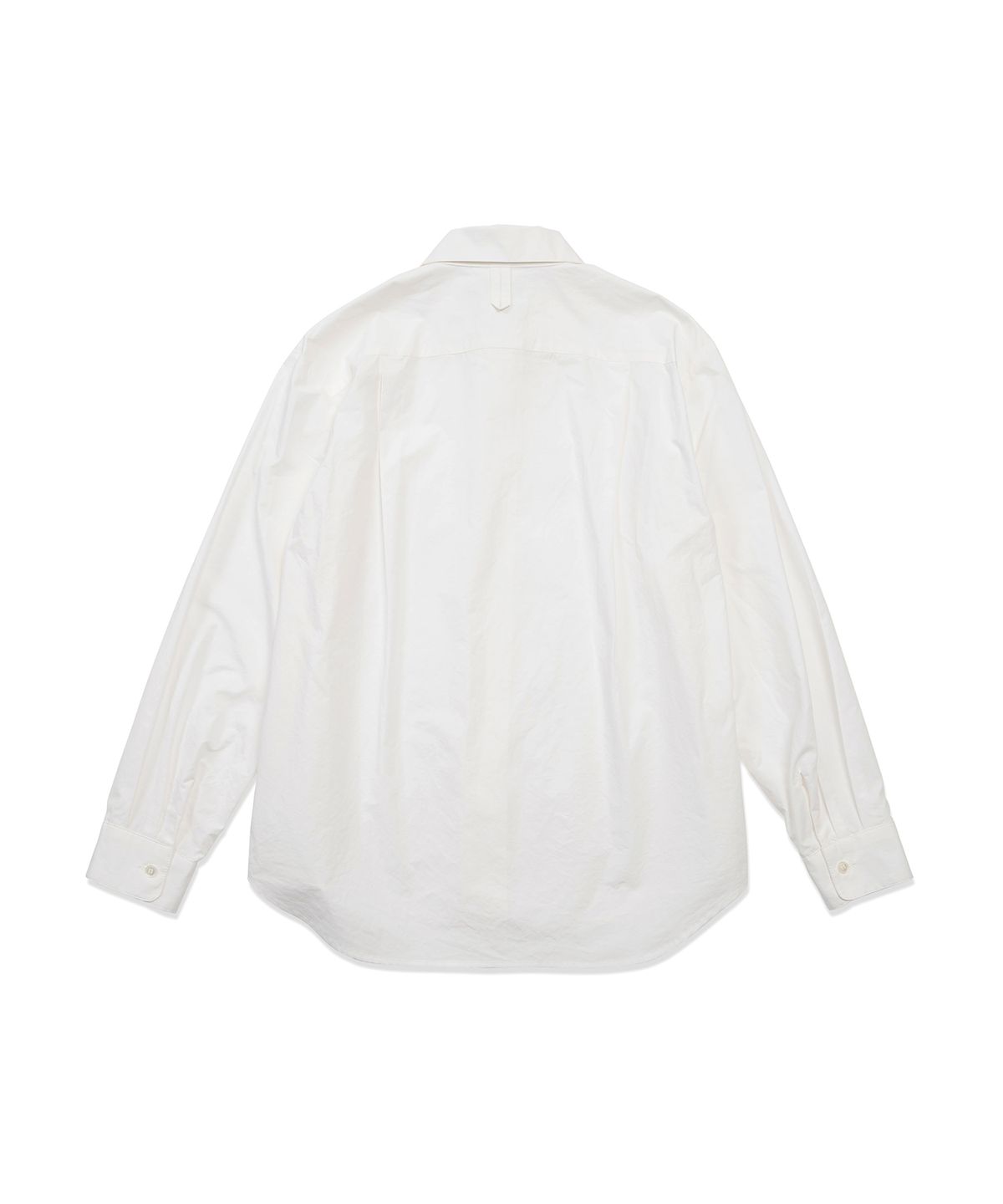 코튼벨(COTTON BELL) 와이드 플래킷 셔츠 - Off White