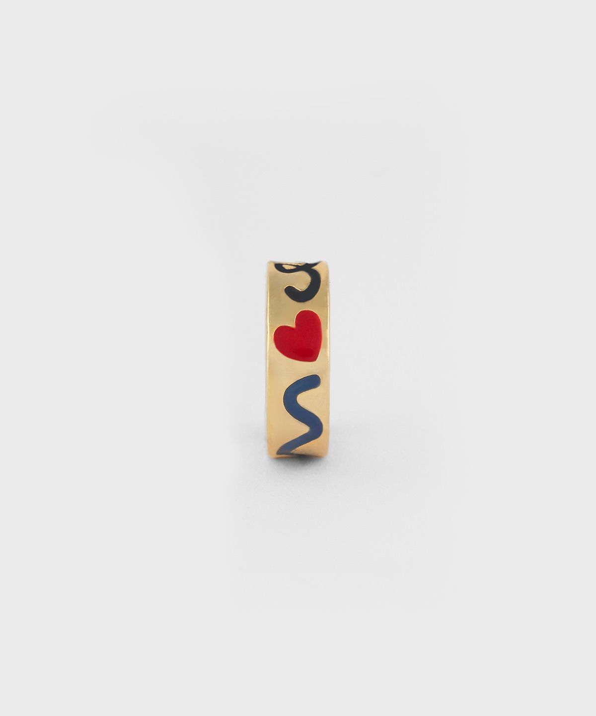 논논(NONENON) DOODLE EARCUFF(3mm) SILVER925(18K GOLD PLATED)