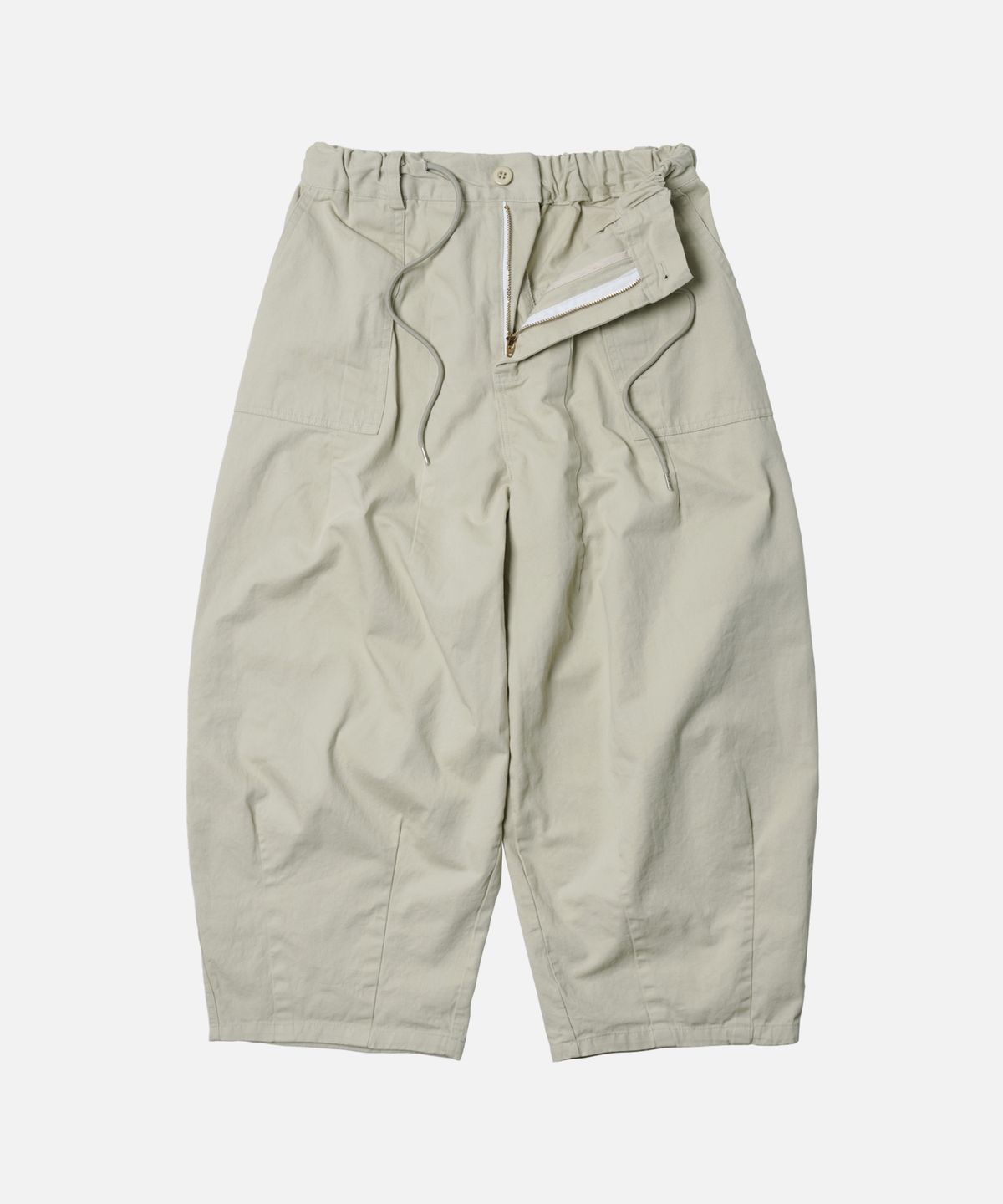 프리즘웍스(FRIZMWORKS) TWILL BALLOON PANTS _ LIGHT KHAKI