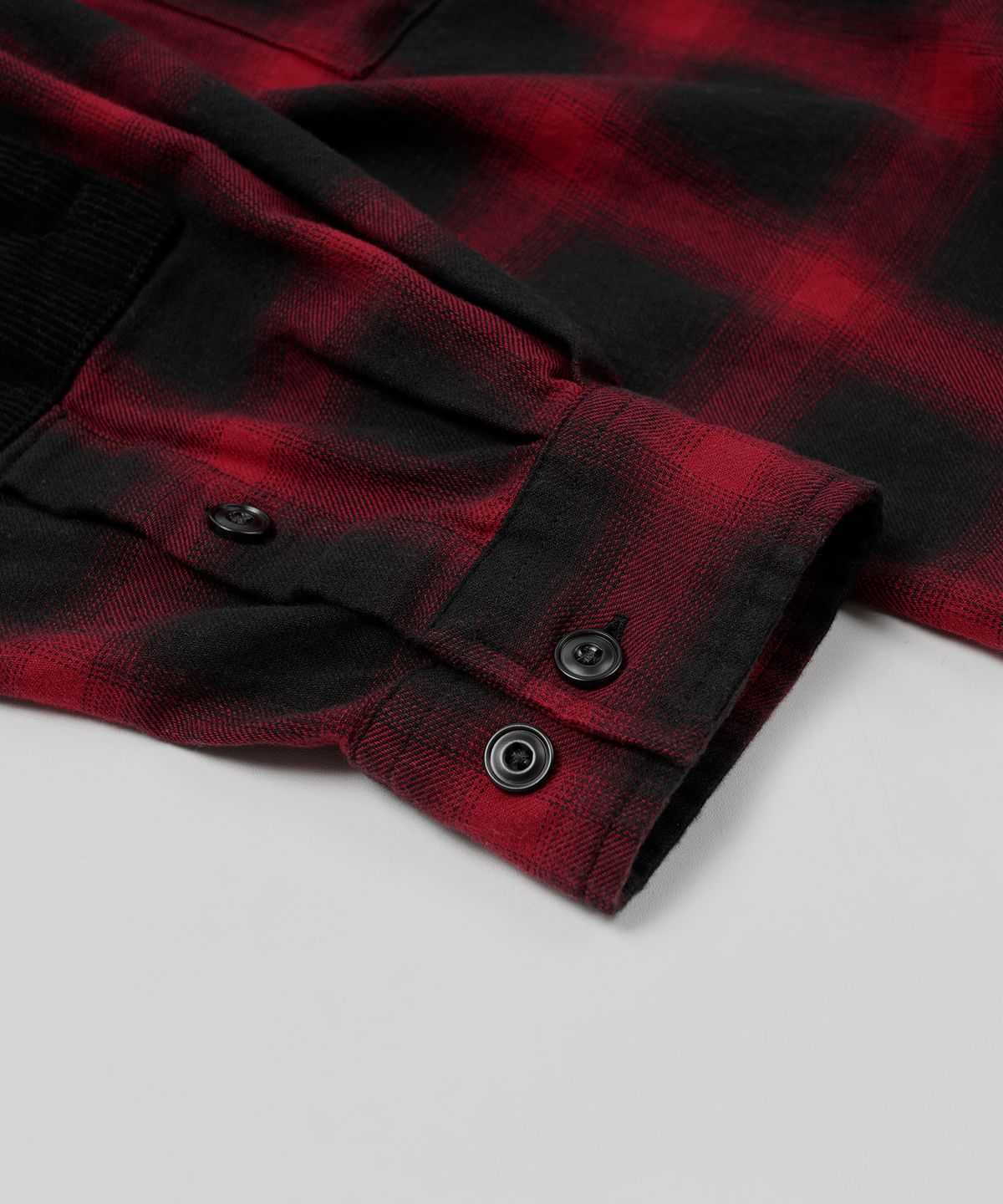 프리즘웍스(FRIZMWORKS) OMBRE CHECK SHIRT _ RED