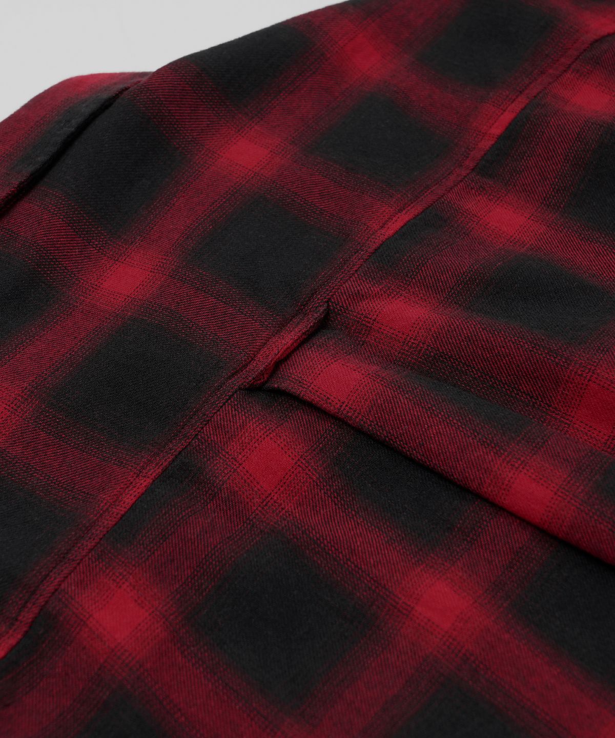 프리즘웍스(FRIZMWORKS) OMBRE CHECK SHIRT _ RED