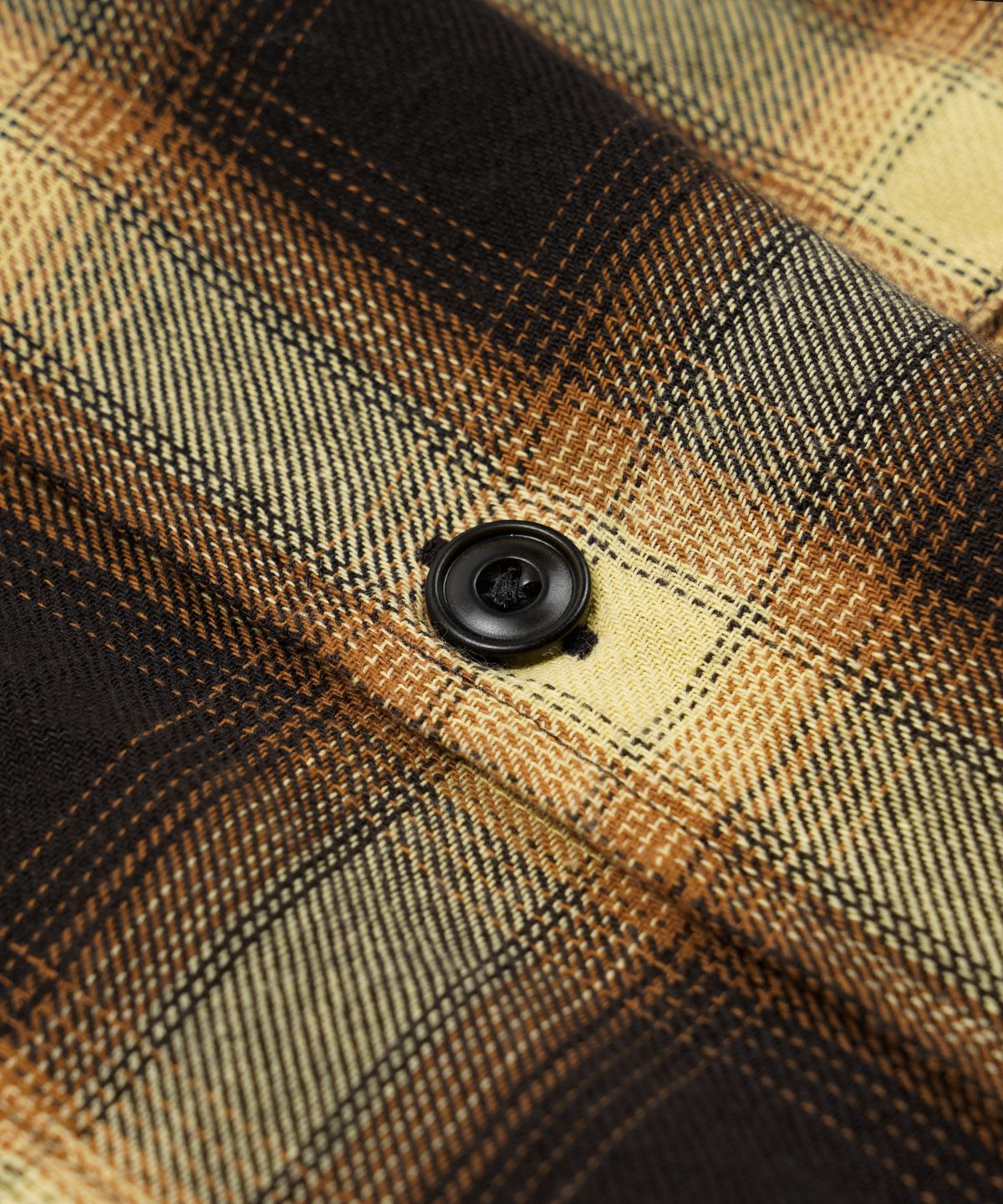 프리즘웍스(FRIZMWORKS) OMBRE CHECK SHIRT _ BROWN