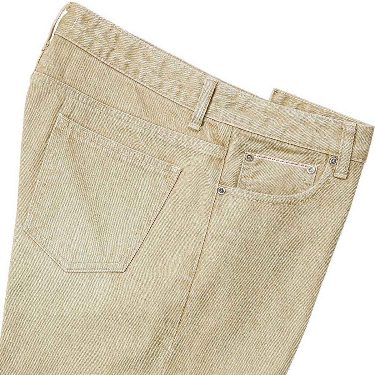 솔티(SORTIE) 520 Selvedge denim Jeans (Sand Beige)