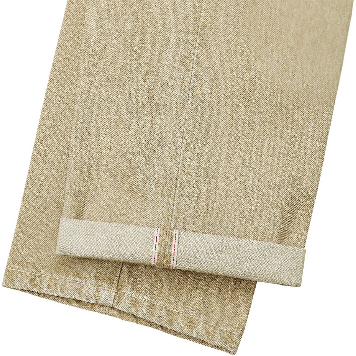 솔티(SORTIE) 520 Selvedge denim Jeans (Sand Beige)