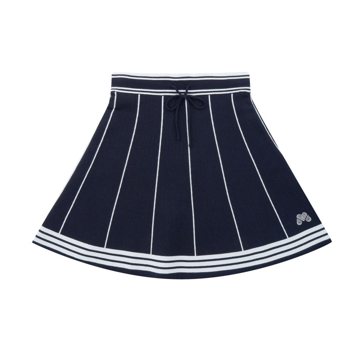 마틴골프(MARTINE GOLF) Double Weaving Knit Skirt_Navy