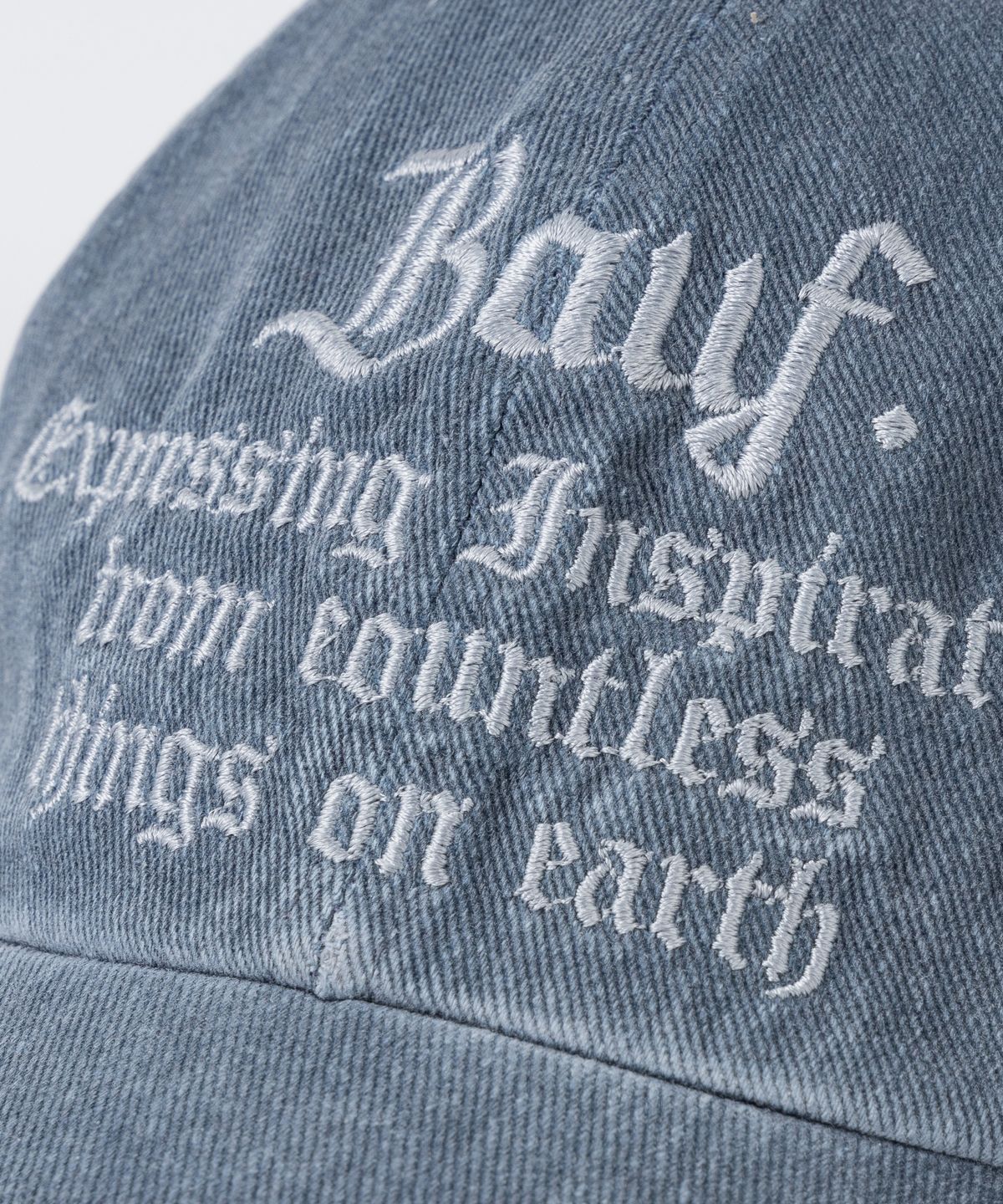 바우프(BAUF) B 빈티지 워싱 볼캡 [워시드 네이비]