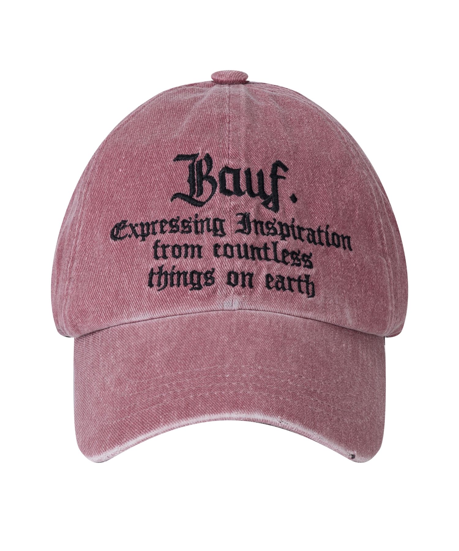 MUSINSA | BAUF B Vintage Washing Ball Cap [Washed Pink]