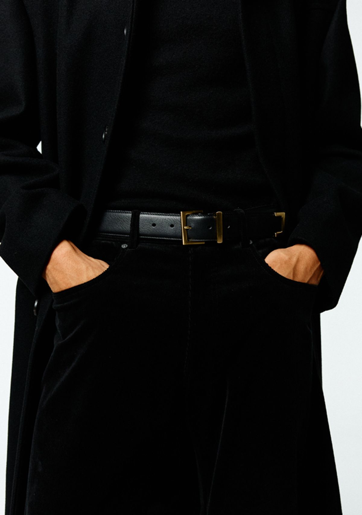세비지(SAVAGE) 341 Leather Belt - Black
