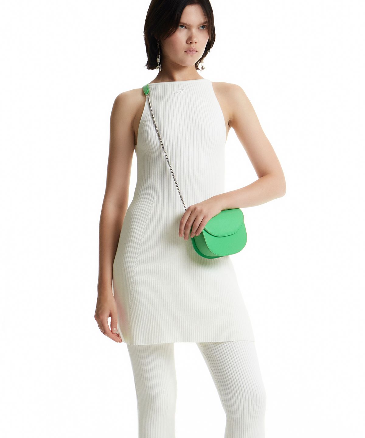 레이트리 스튜디오(LATELEE STUDIO) MINI SADDLE BAG / Lime Green