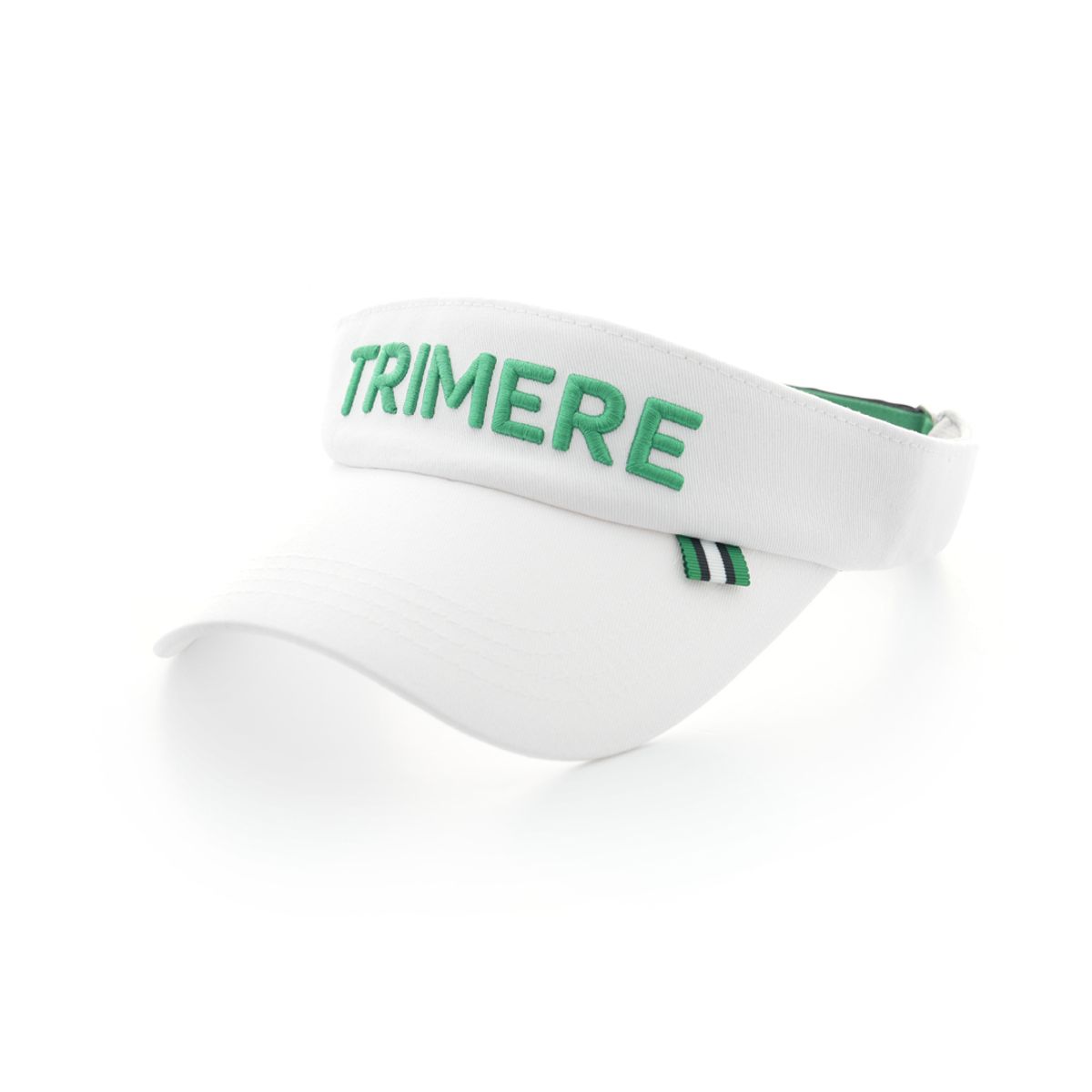 트리메르(TRIMERE) 폰트 로고 썬 바이저 UNISEX WHITE