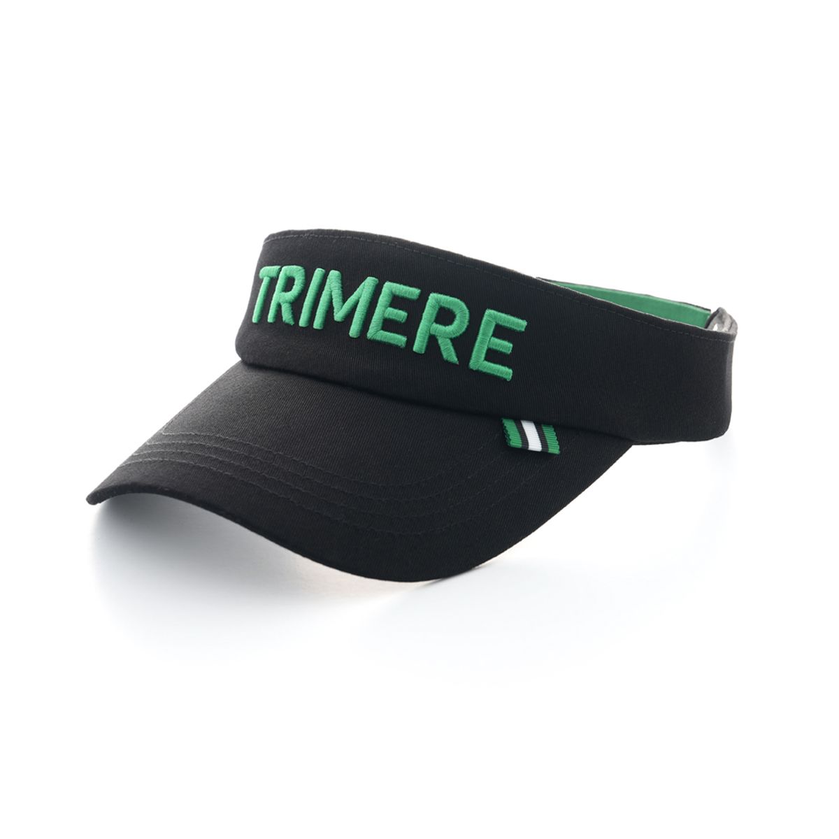 트리메르(TRIMERE) 폰트 로고 썬 바이저 UNISEX BLACK