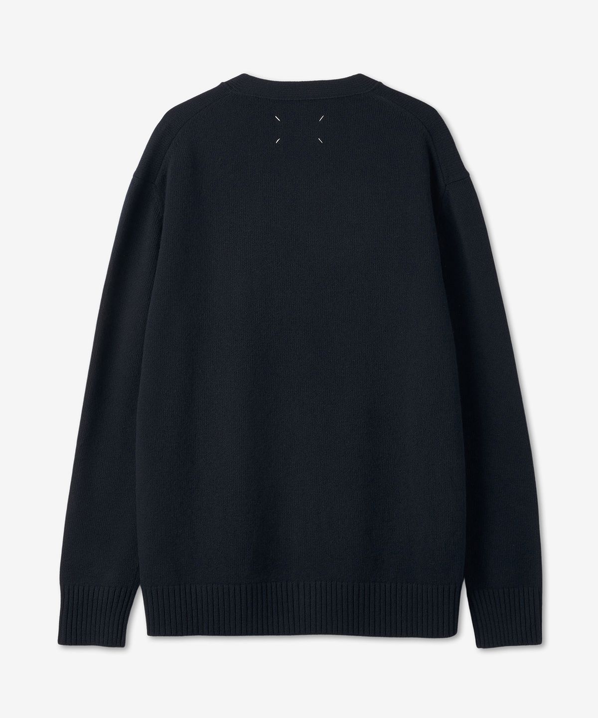 메종 마르지엘라(MAISON MARGIELA) 남성 4 스티치 브이넥 가디건 - 다크 블루 / S50HA1058S17993511