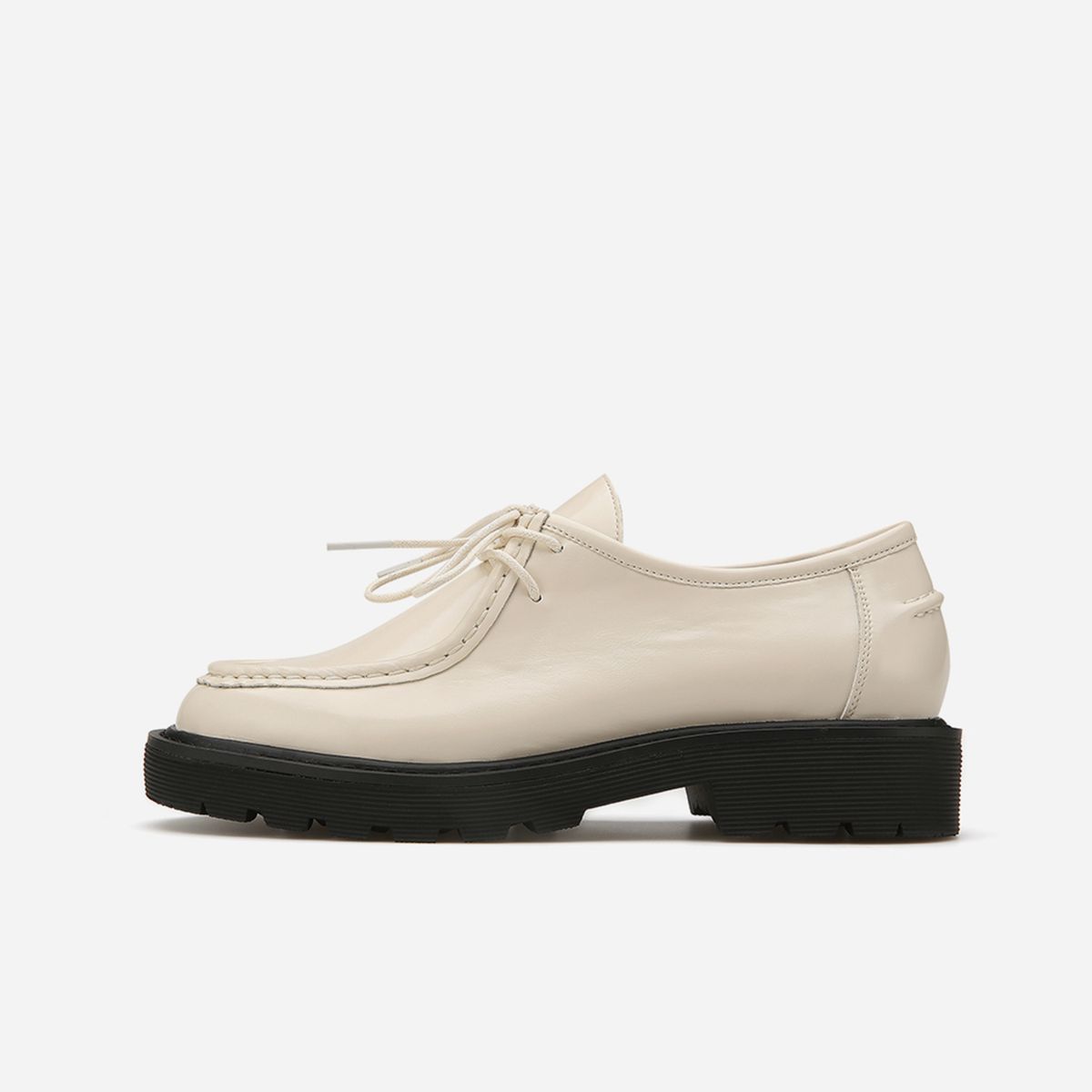솔트앤초콜릿(SALT AND CHOCOLATE) 라운드 토 스티치 청키 로퍼 412239004/412315007 (3cm/2type)