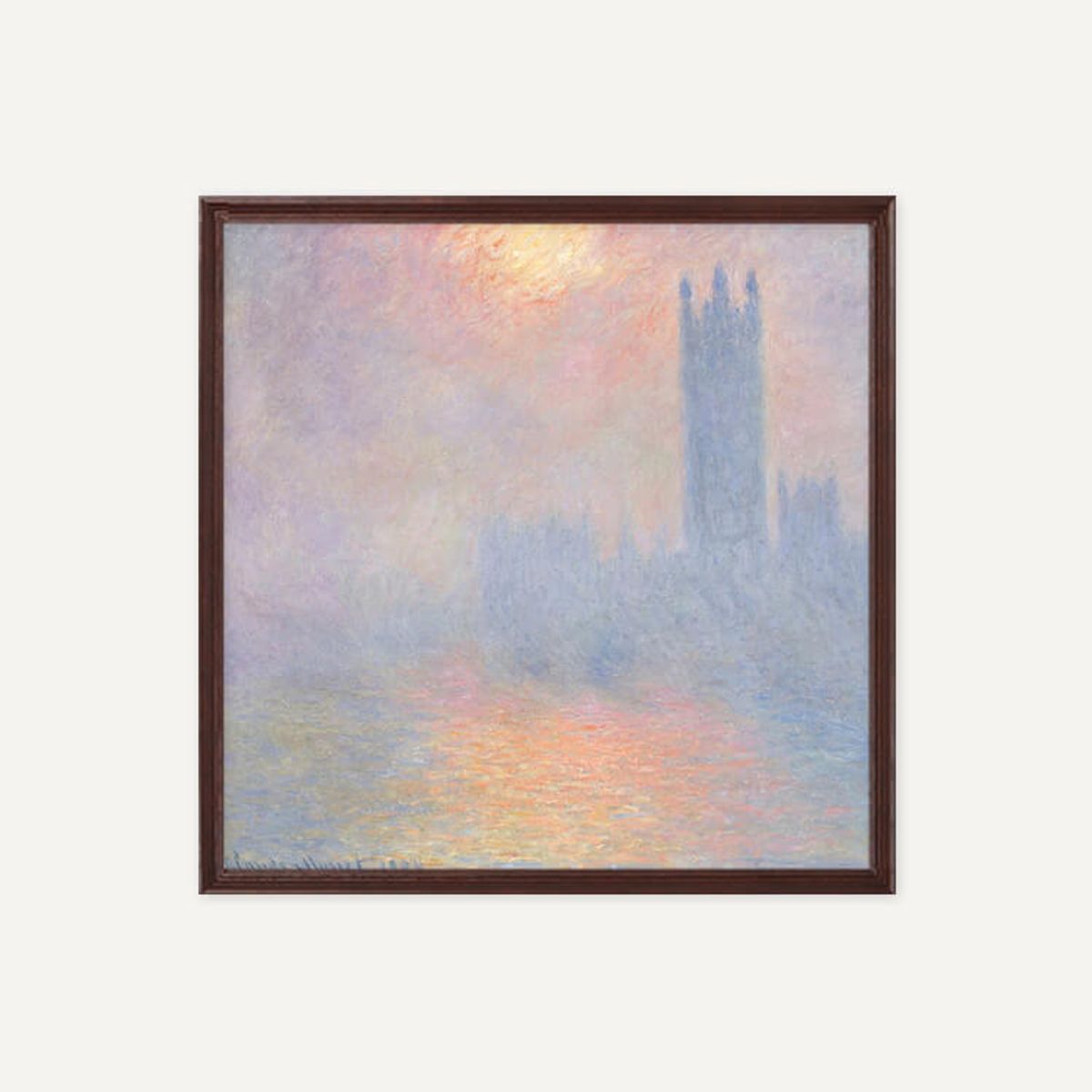 그릿시즌(GREET SEASON) 클로드 모네 Houses of Parliament, 1904 (액자 포함)