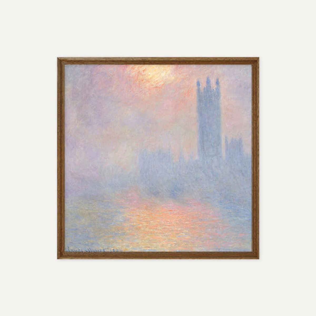 그릿시즌(GREET SEASON) 클로드 모네 Houses of Parliament, 1904 (액자 포함)