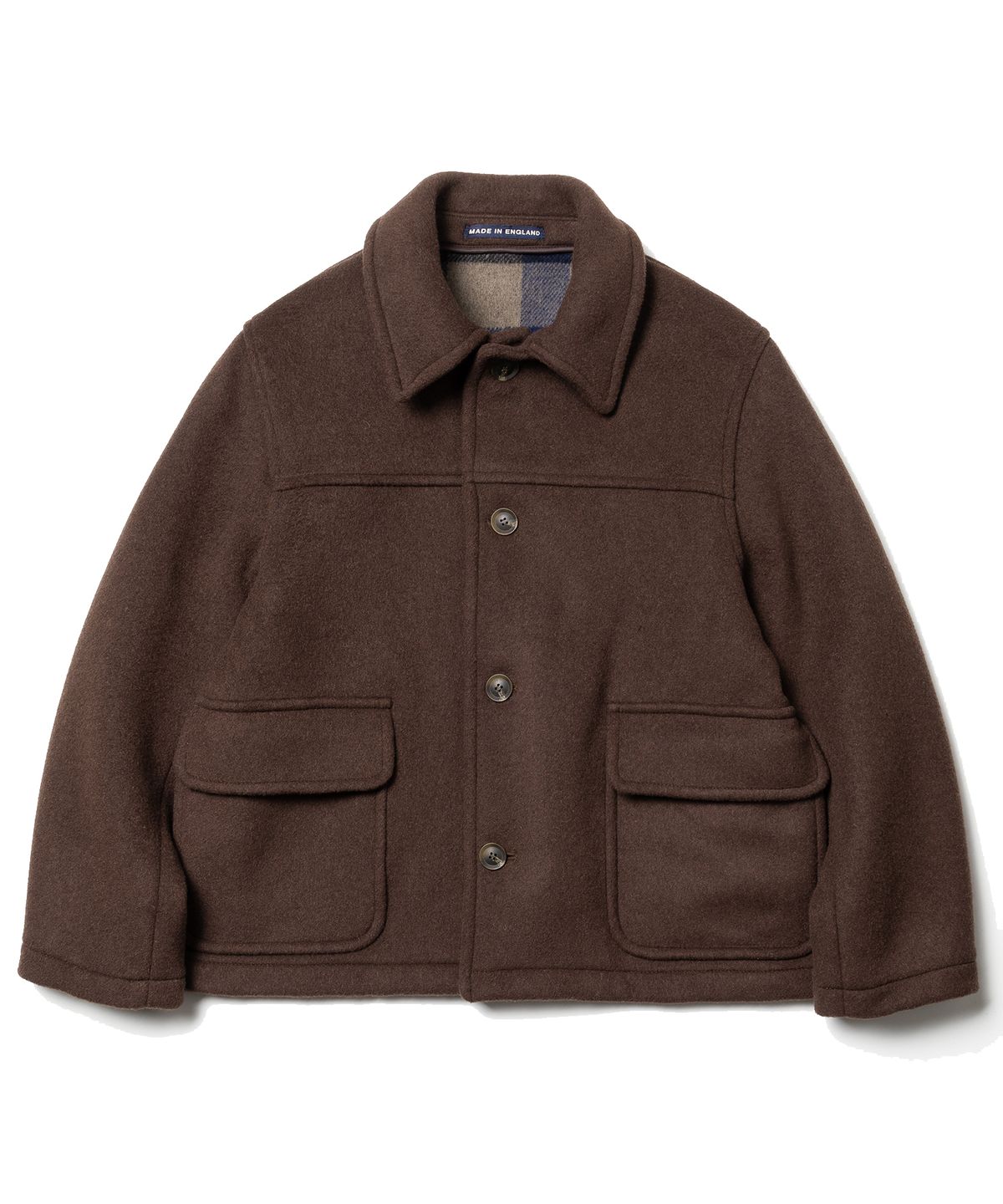 런던트레디션(LONDONTRADITION) Jackson Mens Short Jacket - Hickory A40