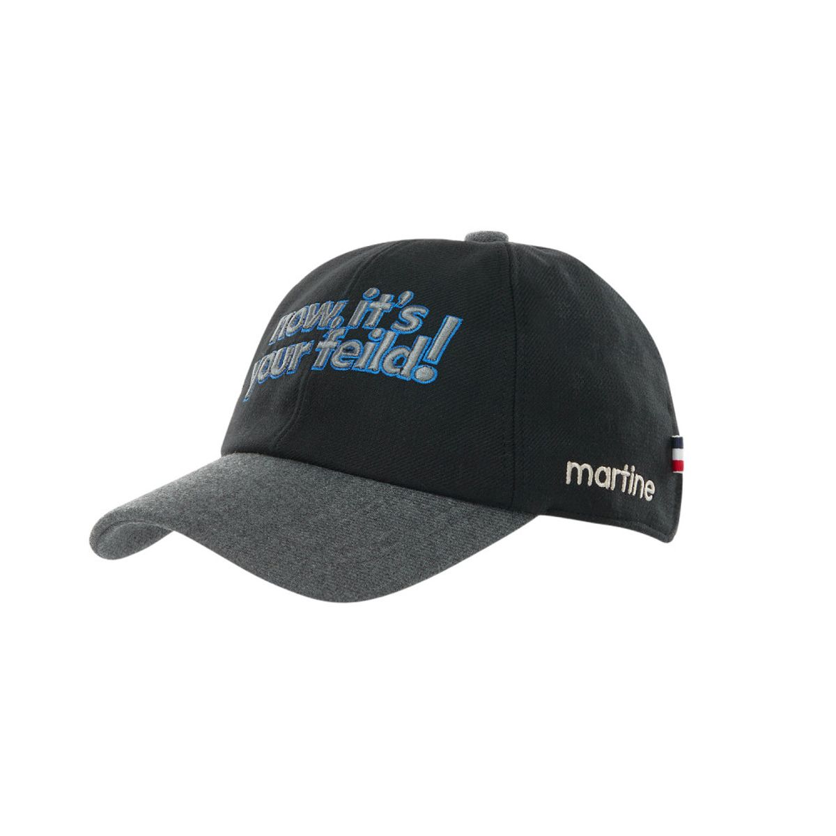 마틴골프(MARTINE GOLF) Slogan Lettering Ball Cap_Black