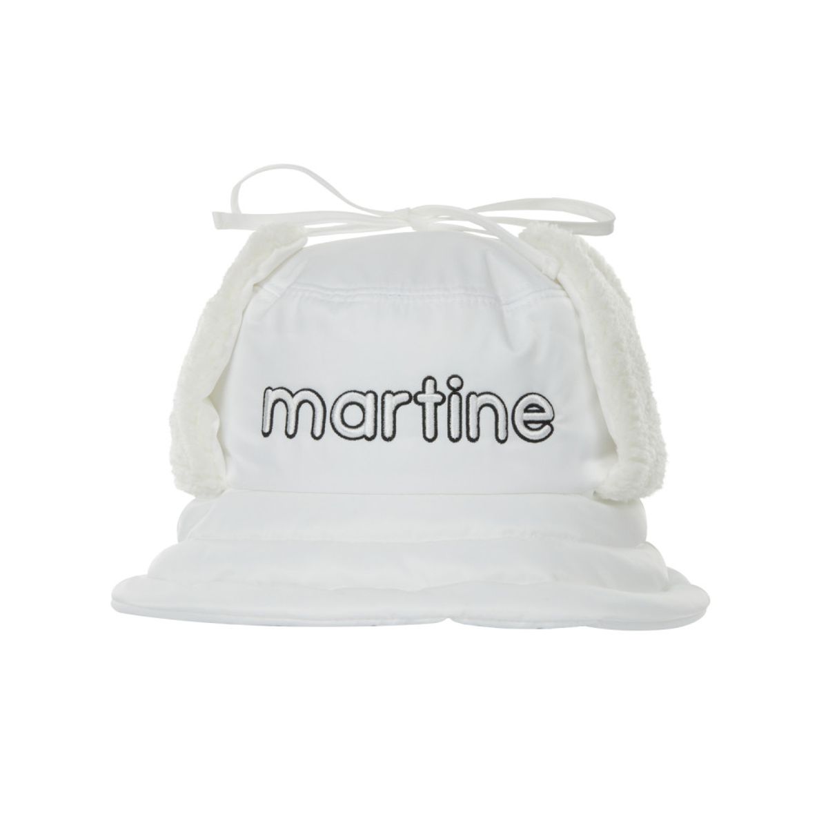 마틴골프(MARTINE GOLF) Padding Earmuffs Bucket Hat_White