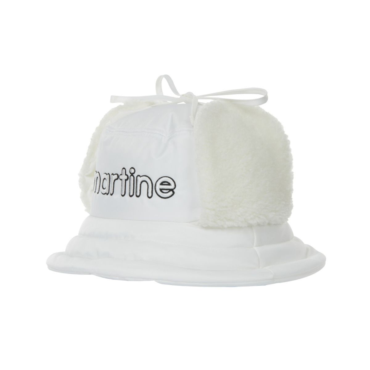마틴골프(MARTINE GOLF) Padding Earmuffs Bucket Hat_White