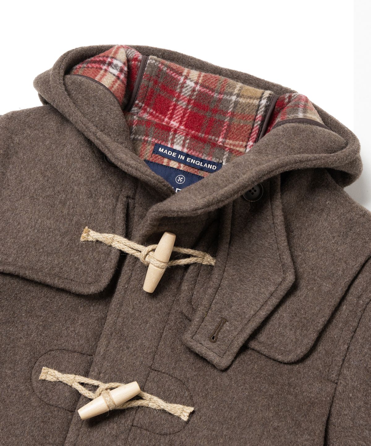 런던트레디션(LONDONTRADITION) Mens Erica Duffle Coat - DK. Mushroom 226