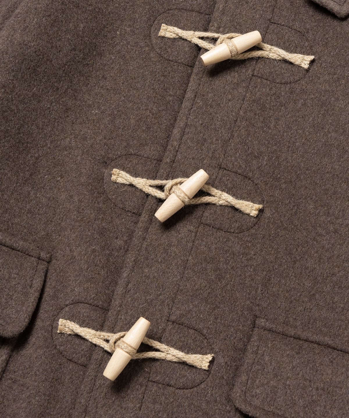 런던트레디션(LONDONTRADITION) Mens Erica Duffle Coat - DK. Mushroom 226