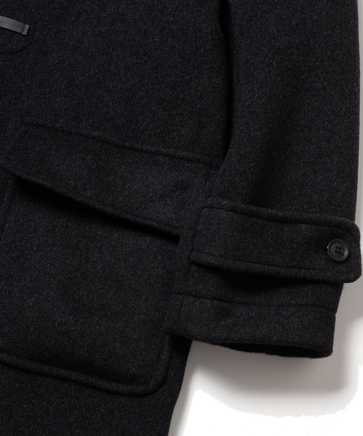 런던트레디션(LONDONTRADITION) Mens Erica Duffle Coat - Charcoal Mcrae 182