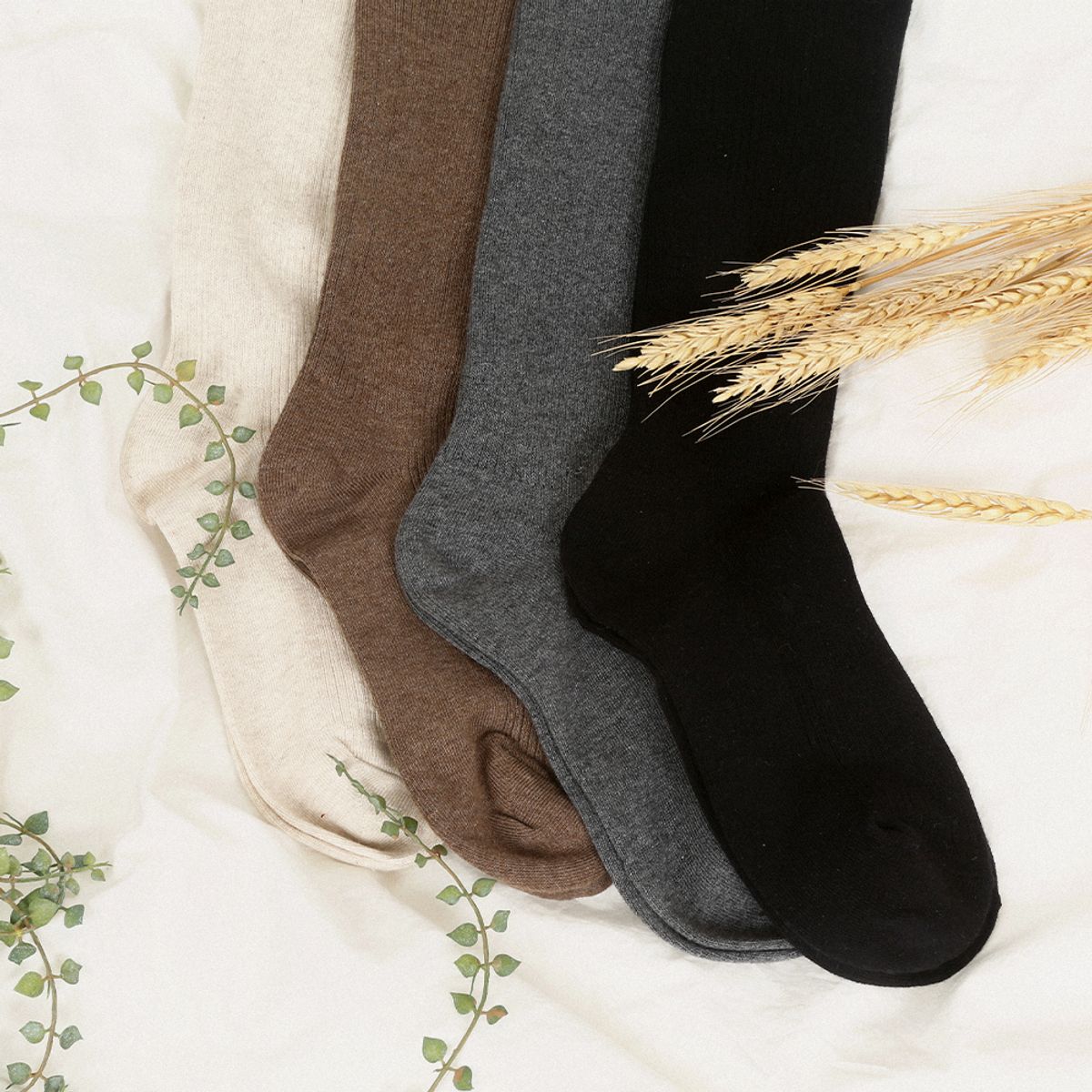 삭스에이(SOCKSA) [5PACK] 니트 더블코튼 168N 골지 갑종 니삭스