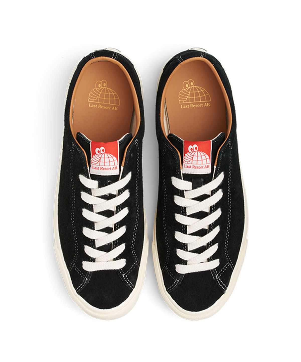 라스트리조트(LAST RESORT) VM003 SUEDE LO - BLACK/WHITE