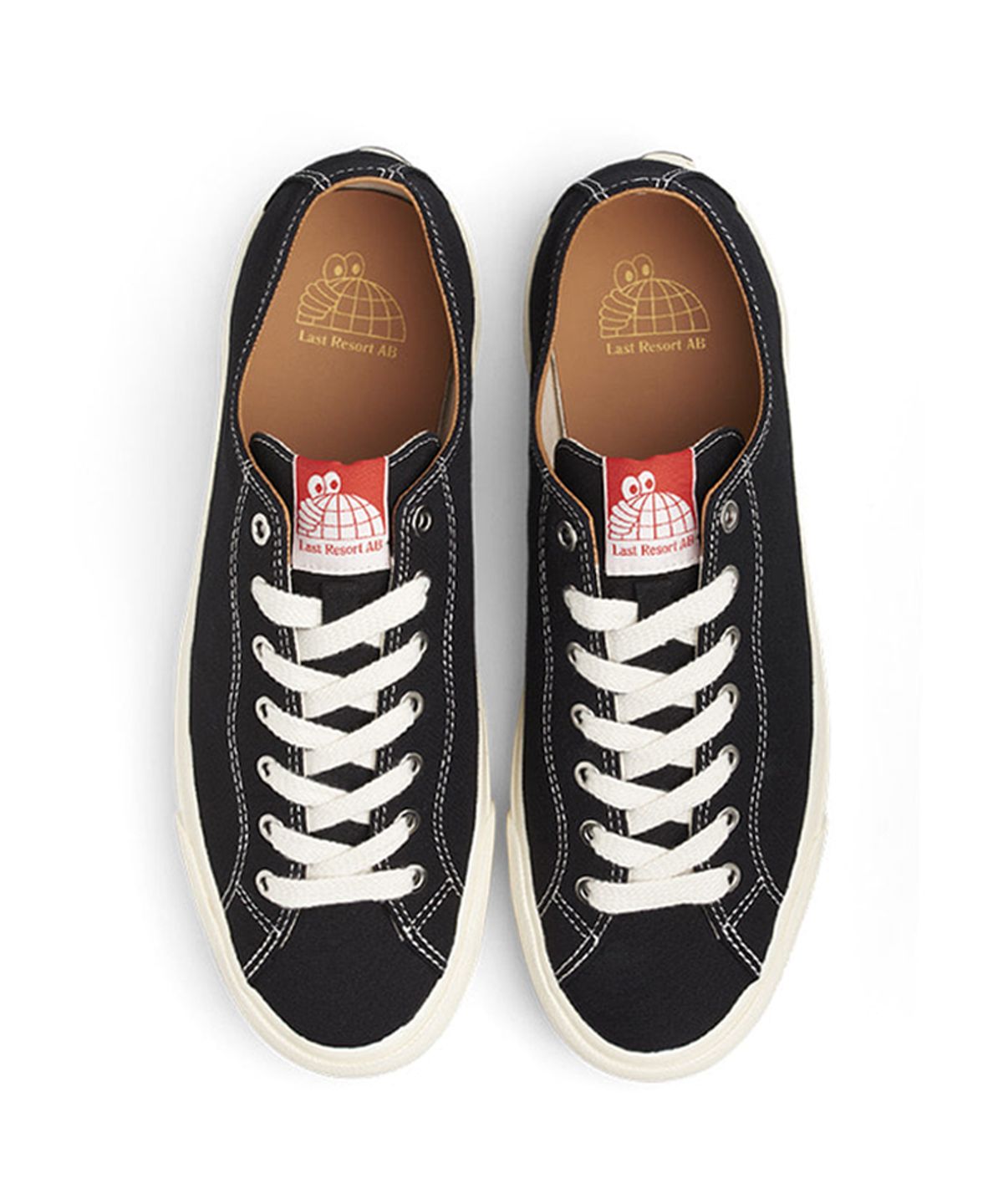 라스트리조트(LAST RESORT) VM003 Canvas Lo - Black/White
