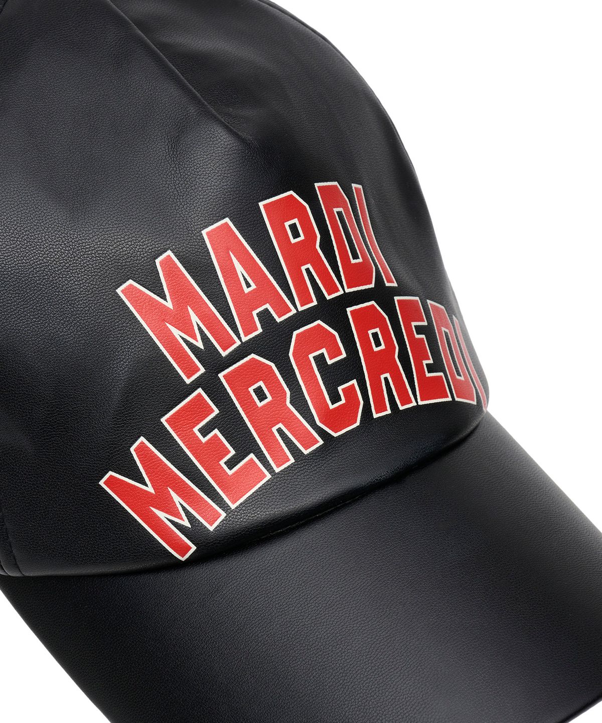 마르디 메크르디 악티프(MARDI MERCREDI ACTIF) 신세틱 레더 캡 로고 스포티프 블랙