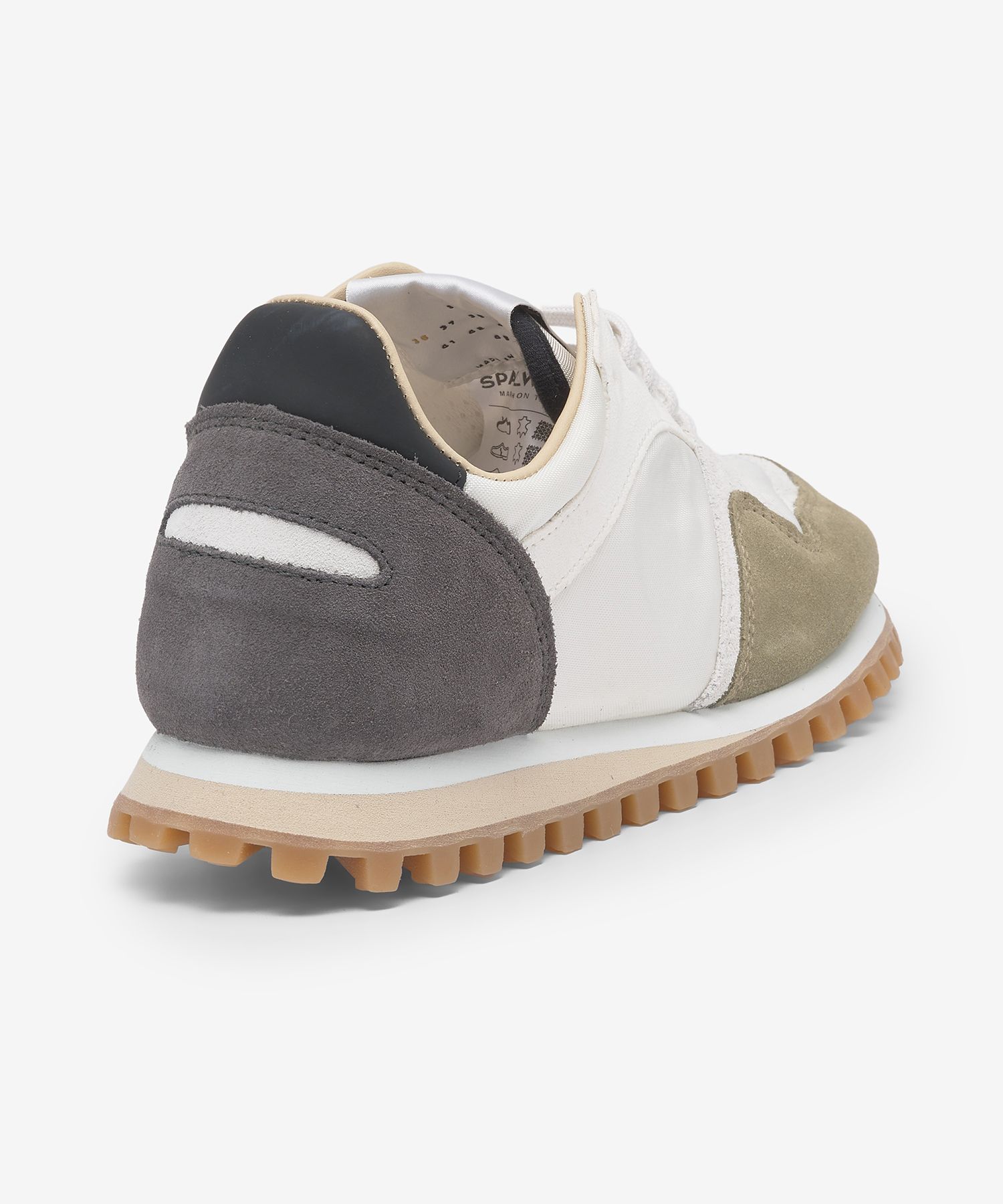 MUSINSA | SPALWART Marathon Trail Low Mix Sneakers - Olive
