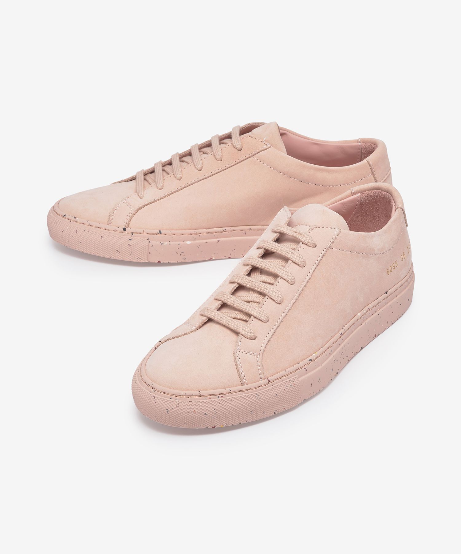 ◆Common Projects ◆ Achilles Nubuck Confetti Sneakers Pink MUSINSA | COMMON PROJECTS Achilles Nubuck Confetti Sneakers