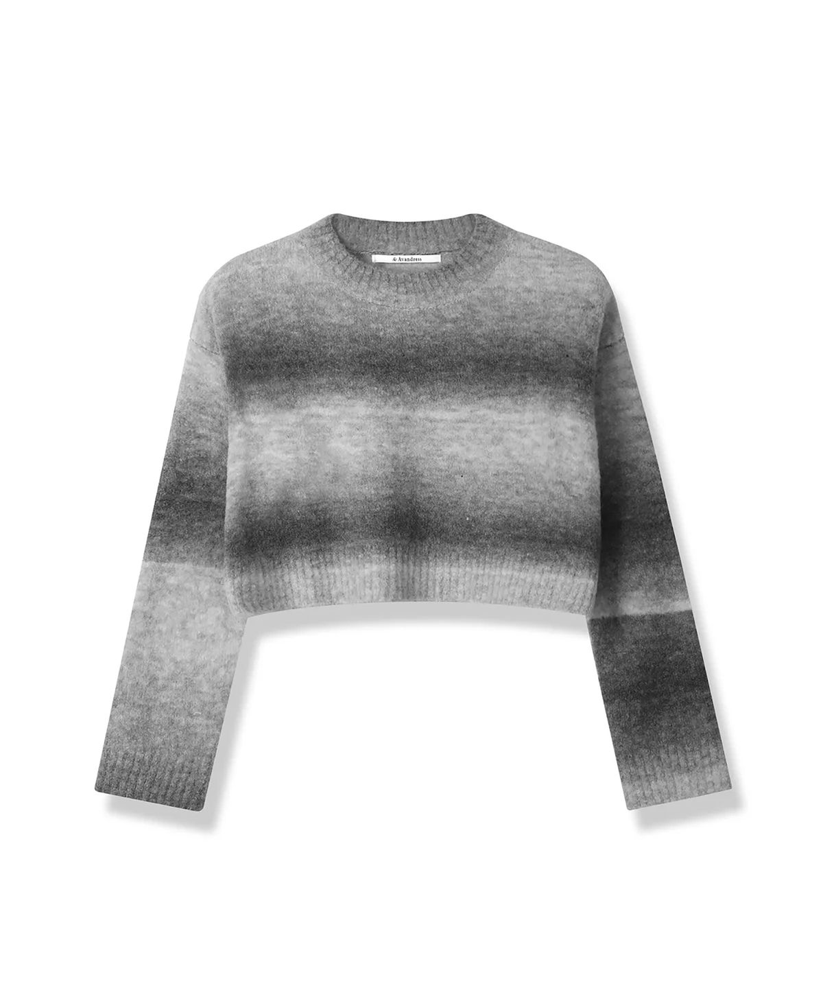 어반드레스(AVANDRESS) Wool Gradation Crop Knit - 3COL