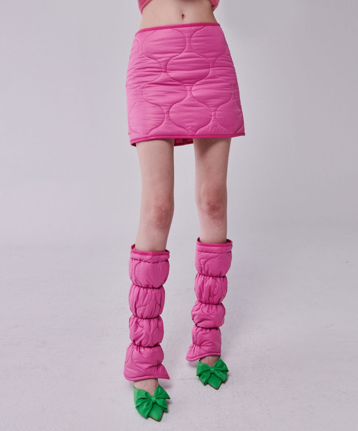 센토르(CENTAUR.KR) QUILTING LEG WARMER_PINK