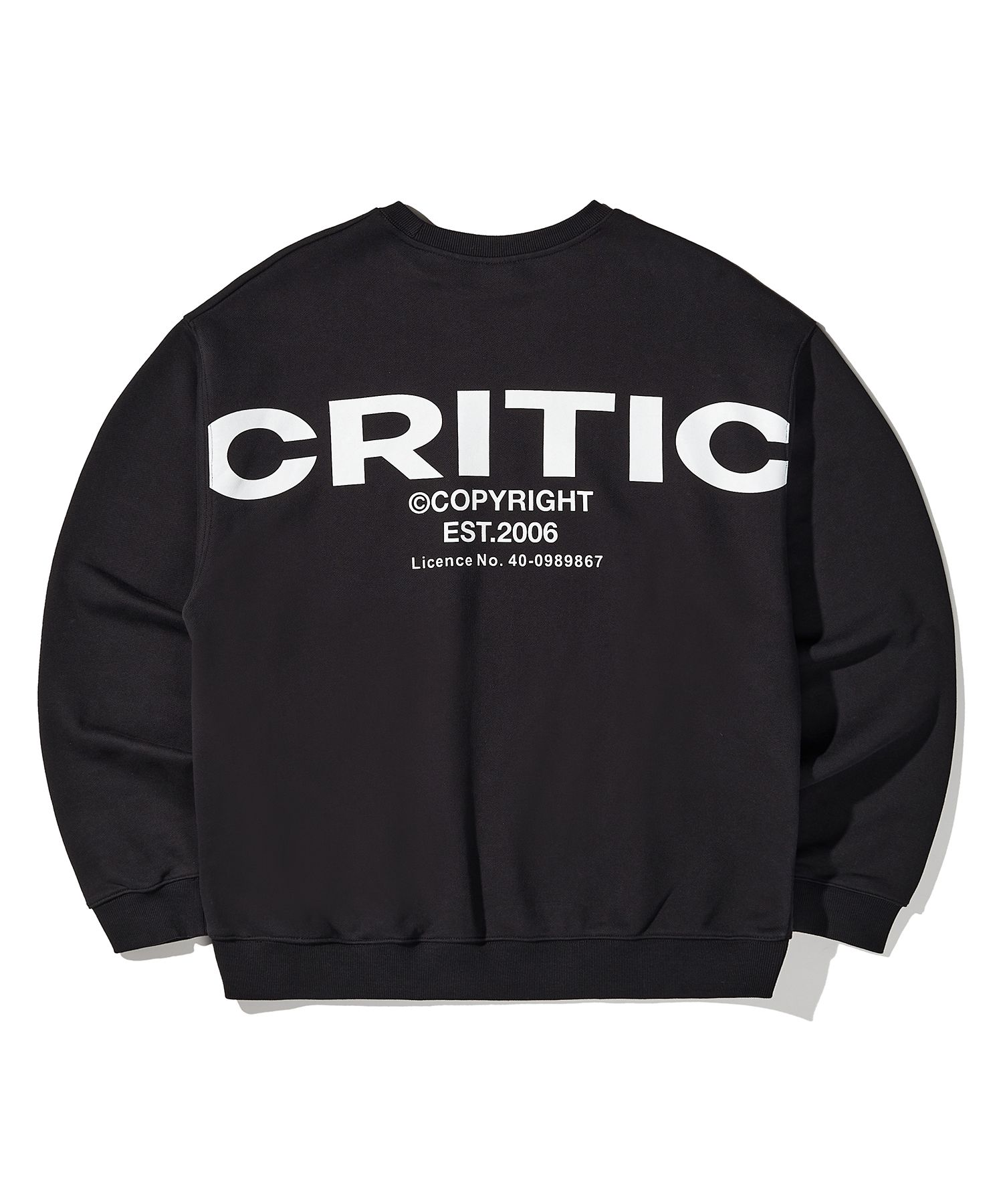 【CRITIC】送料・関税込★OG Logo Sweatshirt MUSINSA | CRITIC OG Logo Sweatshirt Black