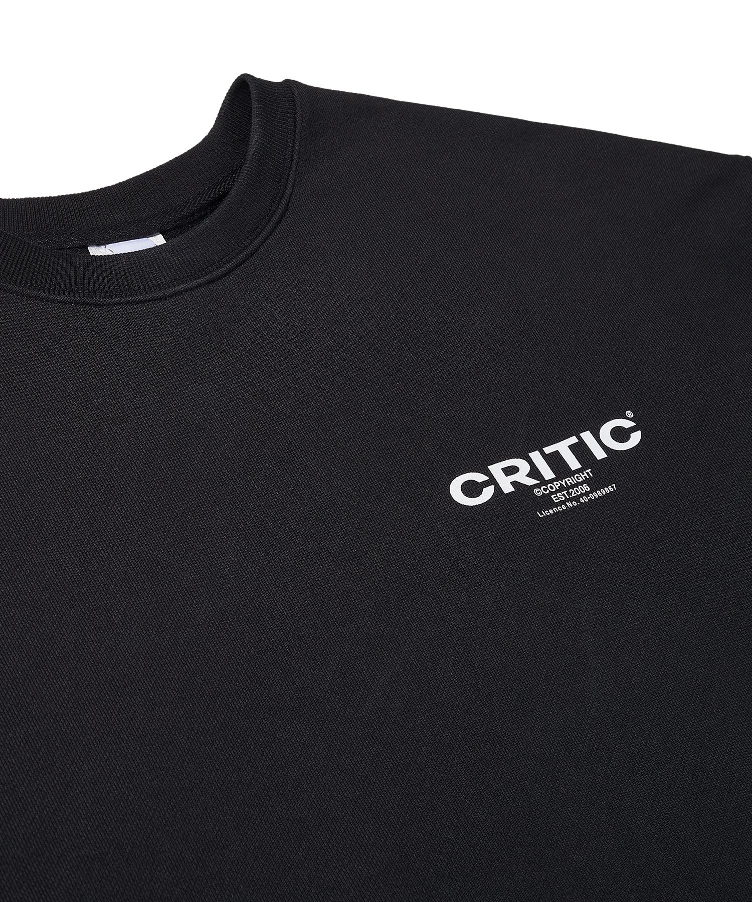 【CRITIC】送料・関税込★OG Logo Sweatshirt MUSINSA | CRITIC OG Logo Sweatshirt Black