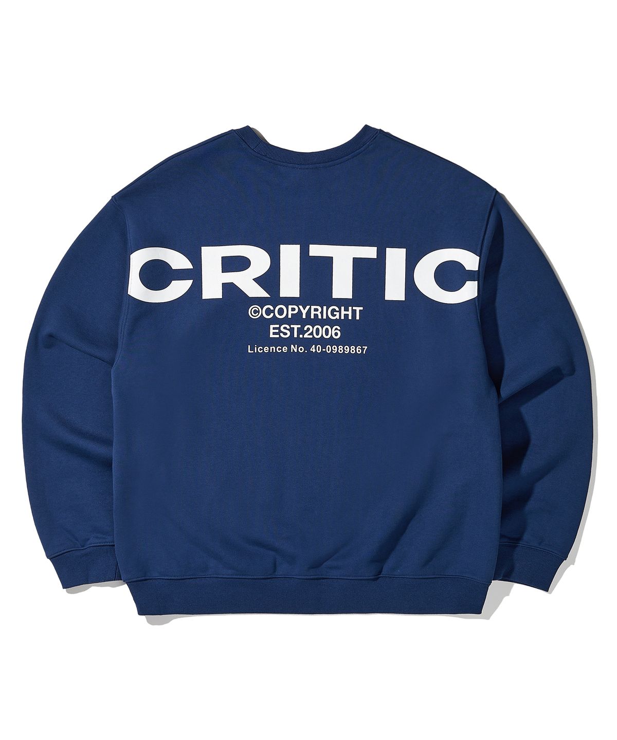 크리틱(CRITIC) OG Logo Sweatshirt Navy