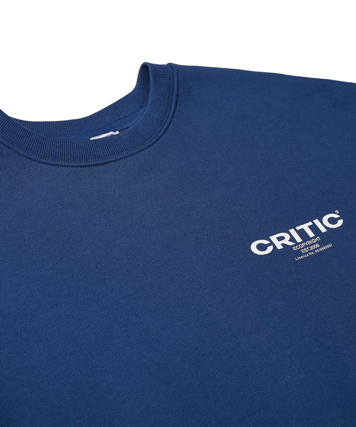 크리틱(CRITIC) OG Logo Sweatshirt Navy